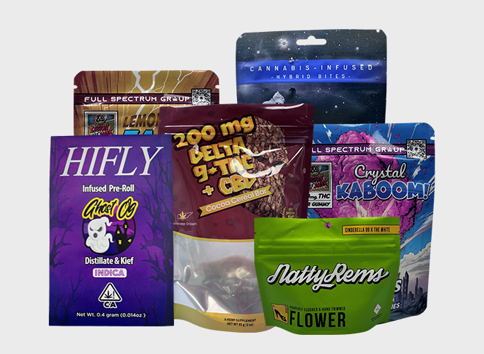 Premium koffiepakketten met geometrisch patroonontwerp