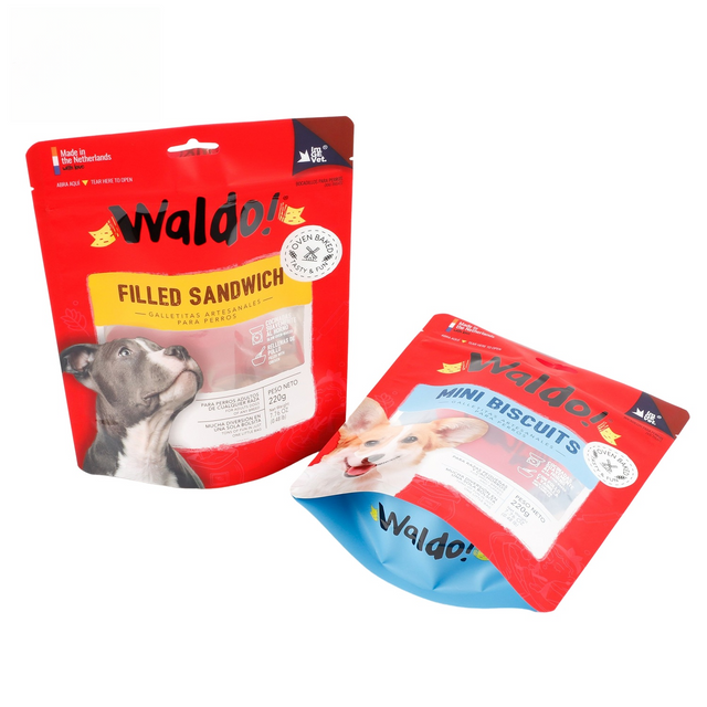 Huisdier eten opstaan ​​zakje