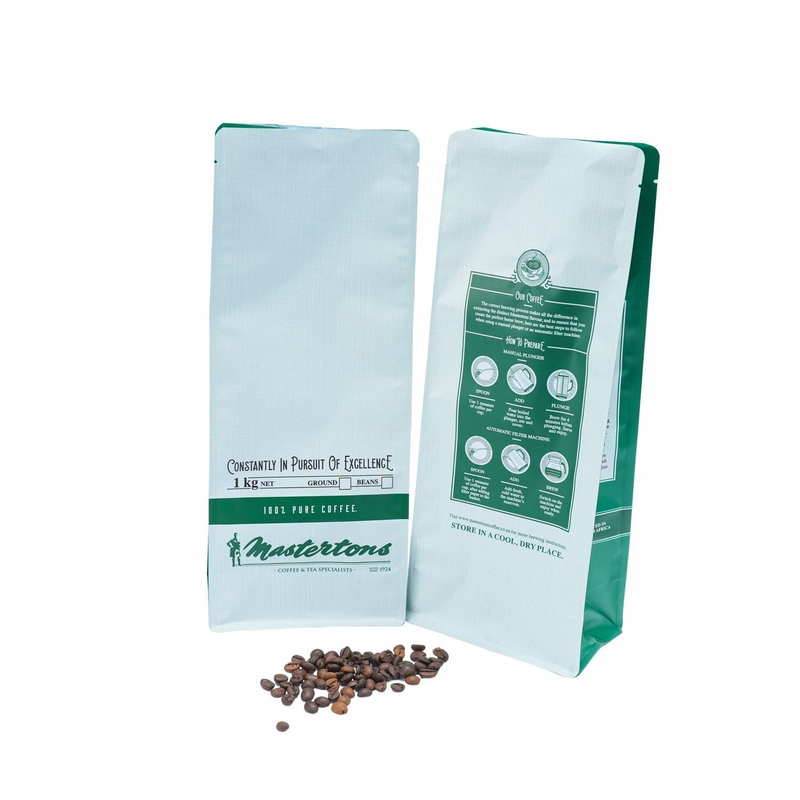 Koffie platte bodemtas