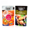 Menselijk eten opstaan ​​zakje
