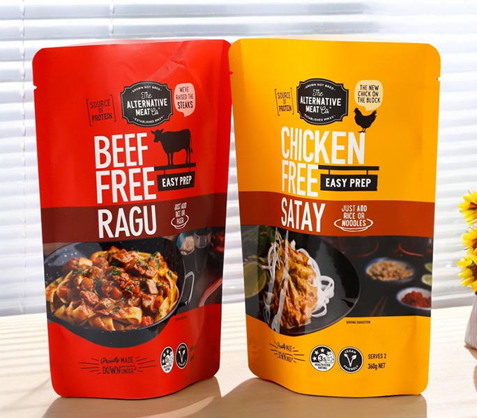 Kant-en-klare maaltijdverpakking met voedselfotografie