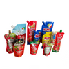 Spoutzak voor tomatensaus