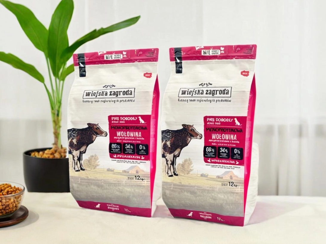 Premium Quad SEAL -tassen voor voedselproducten voor huisdieren