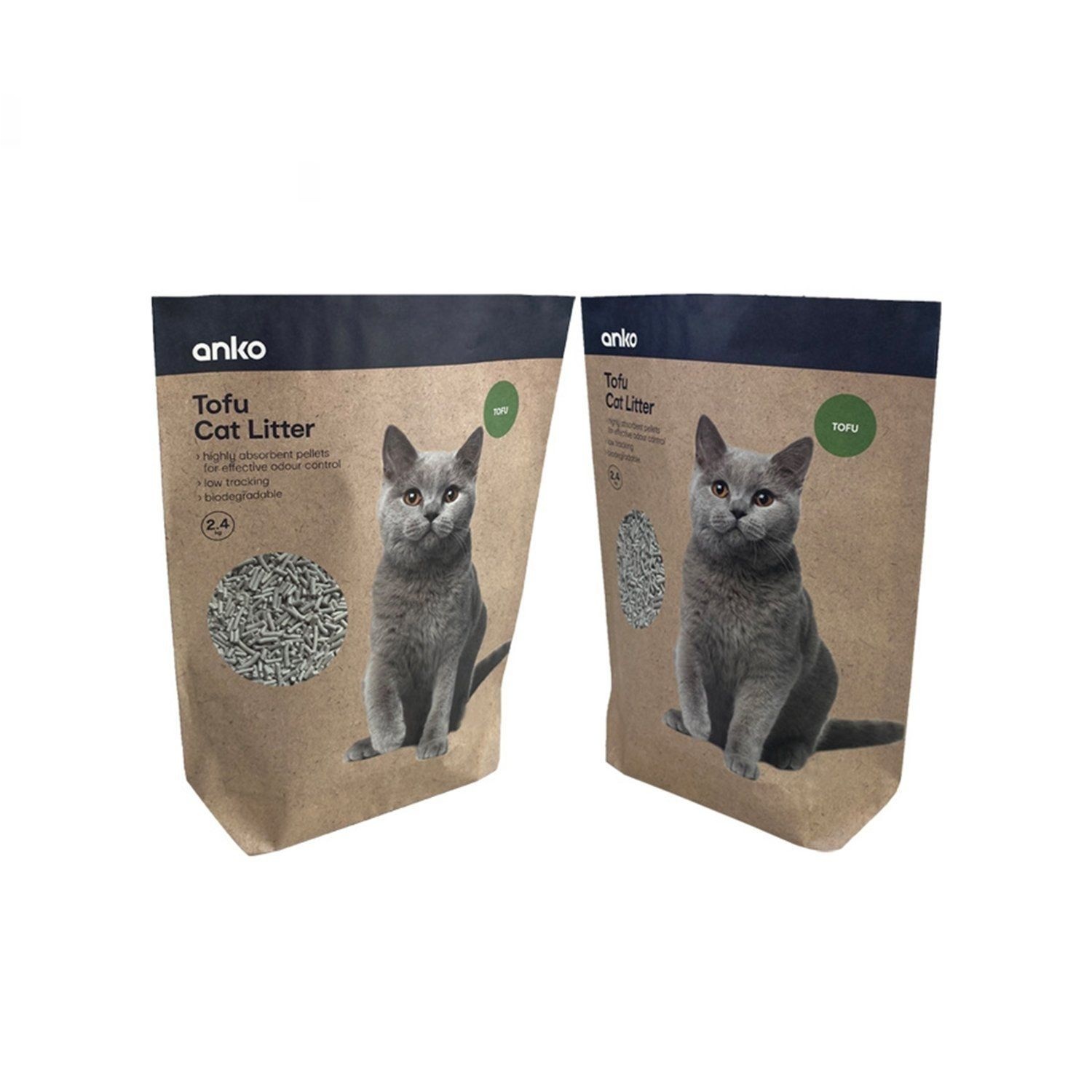 Cat -strooisel papieren zak